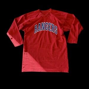 Vintage 80's New York Rangers Long Shirt Vintage Size Small Sports Athletics